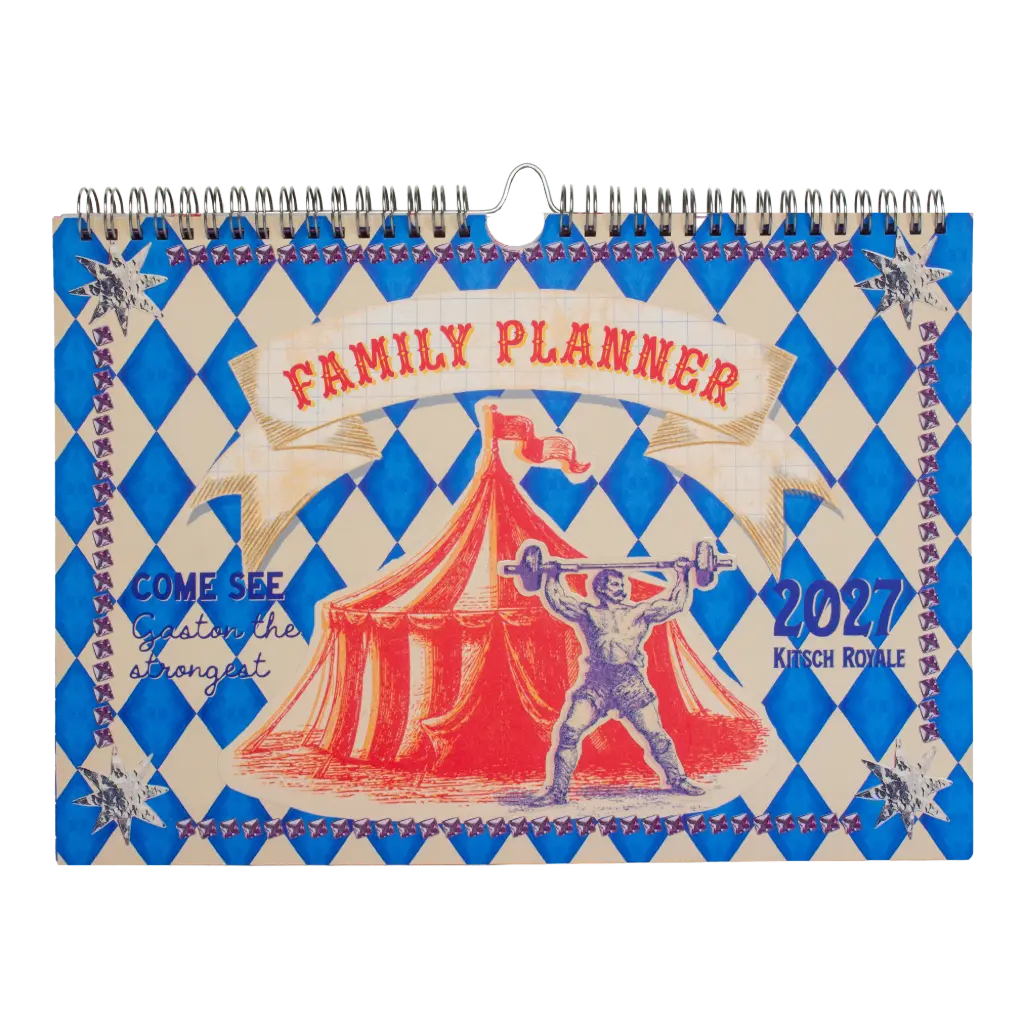 Kitsch Kitchen Kitsch Royale family planner 2027 circus