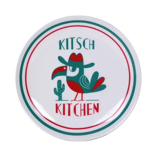 [KK.80036] Kitsch Kitchen bord 21cm El Restaurante el bandito