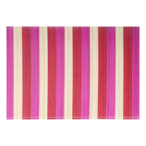 [KK.70057] Kitsch Kitchen placemat bamboe rood/roze