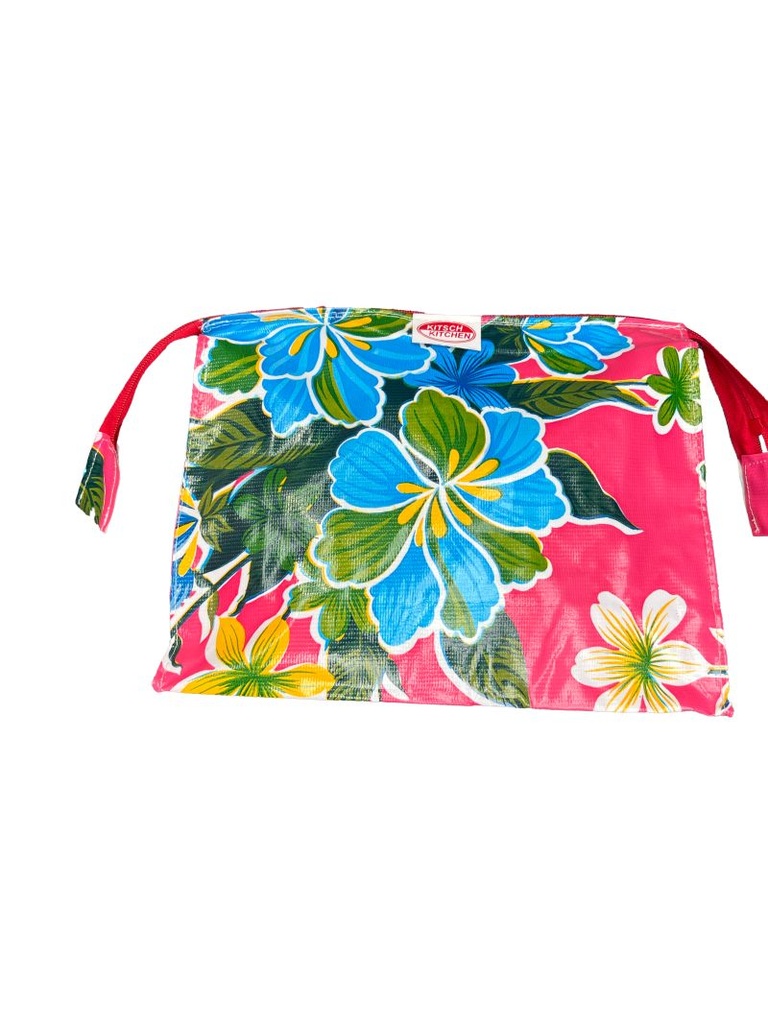 Kitsch Kitchen tablecloth triangular toiletry bag