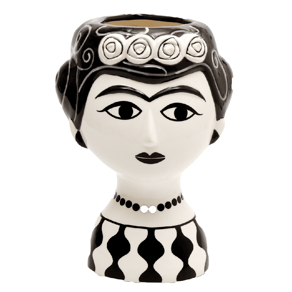 Kitsch Kitchen vaas Marisol z/w