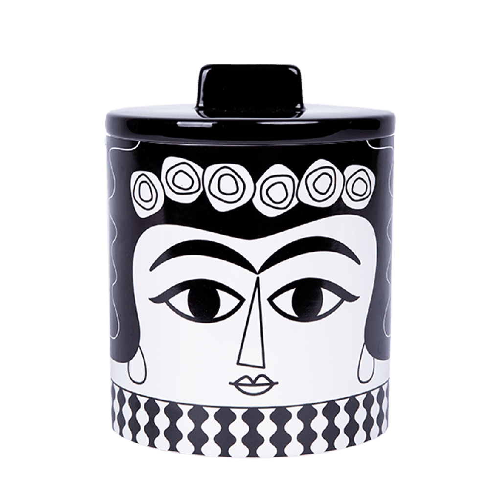Kitsch Kitchen voorraadpot Marisol z/w