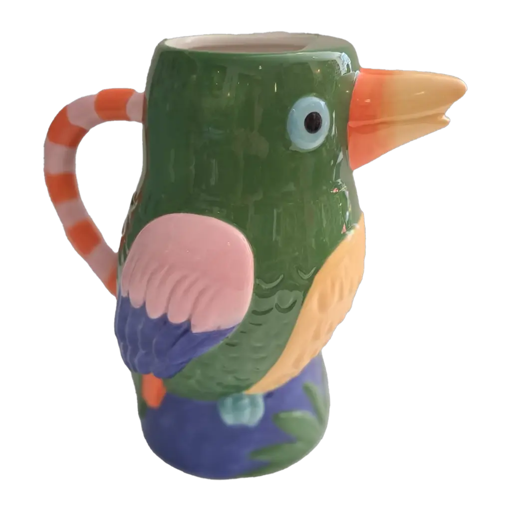 Kitsch Kitchen jug Loteria El Cotorro (bird)