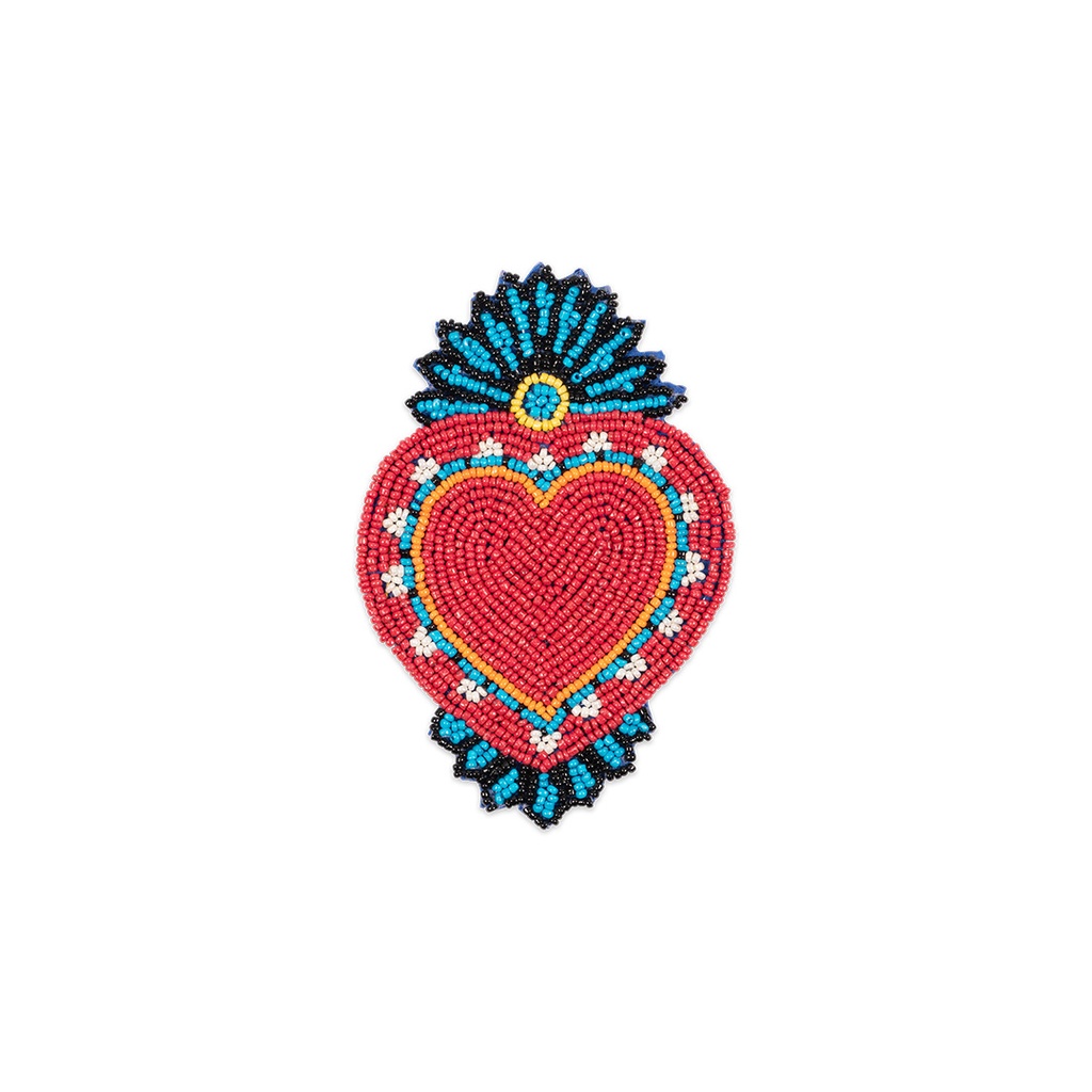 Kitsch Kitchen coaster Milagro heart red 
