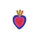 Kitsch Kitchen coaster Milagro heart pink S