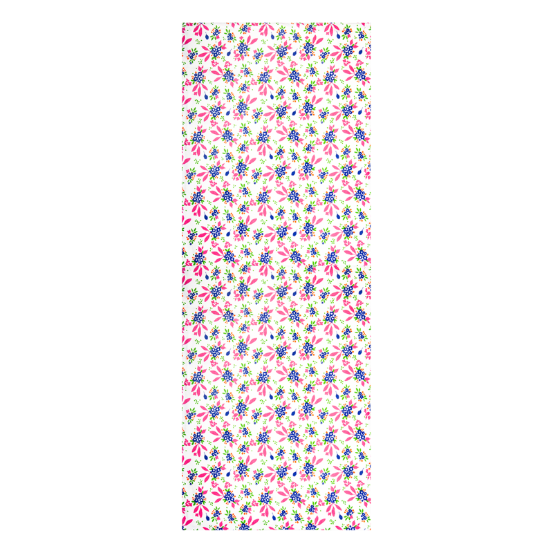 Kitsch Kitchen runner Mercado de Flores blue