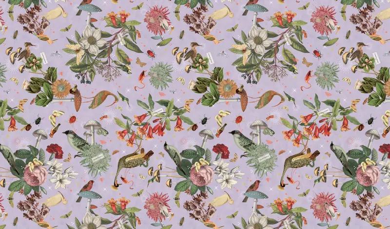 Pimpelmees Terra Botanica (gift) wrapping paper