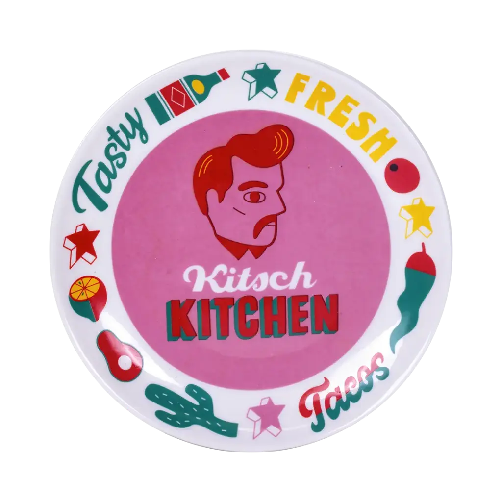 Kitsch Kitchen bord 21cm El Restaurante el signor