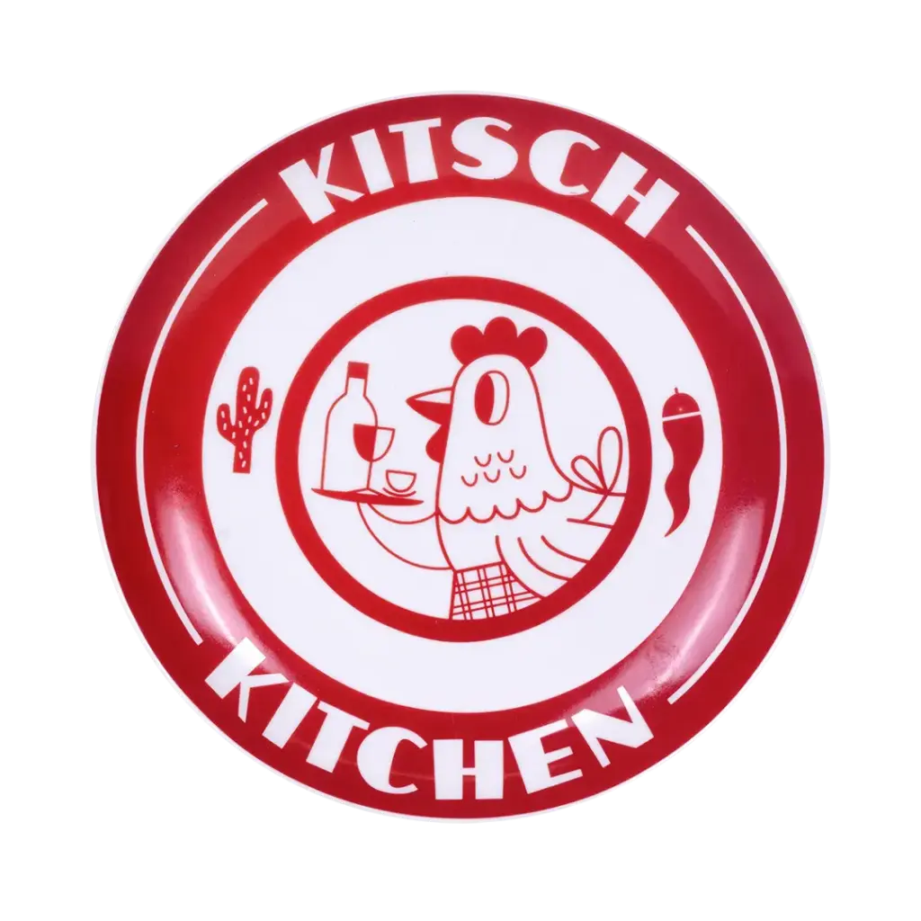 Kitsch Kitchen bord 26cm El Restaurante el camarero