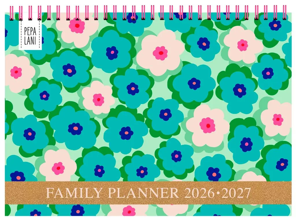 Pepa Lani Flower summer flowers family planner 2026/2027 