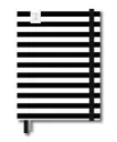Pepa Lani B&W bullet journal stripes