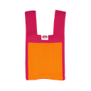 Kitsch Kitchen poppy bag roze met oranje vierkant