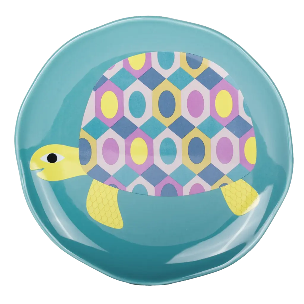 Kitsch Kitchen klein bord rond Sealife turtle
