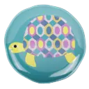Kitsch Kitchen klein bord rond Sealife turtle