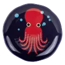 Kitsch Kitchen klein bord rond Sealife octopus