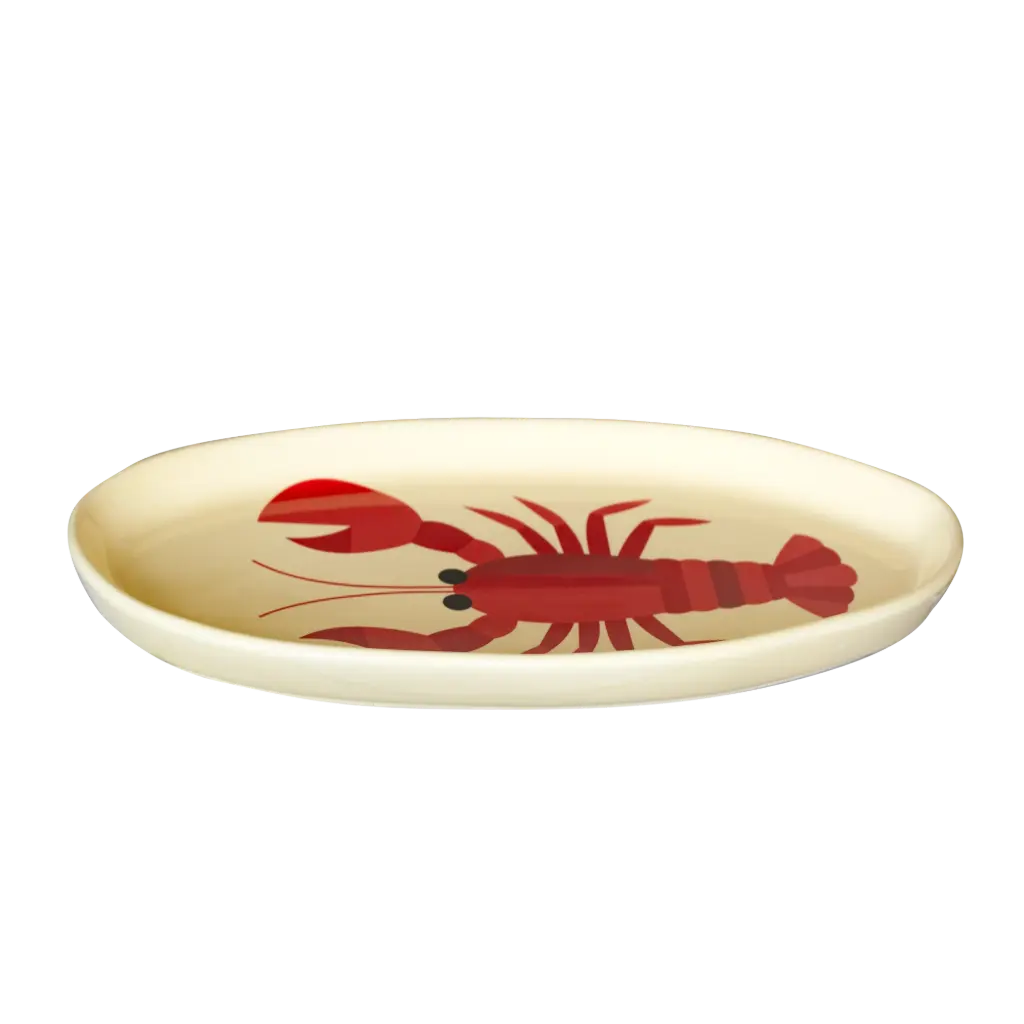 Kitsch Kitchen serveerschaal Sealife kreeft