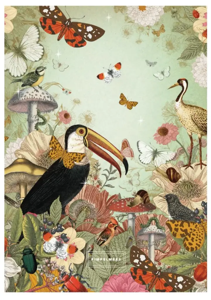 Pimpelmees Terra Botanica exercise book A4