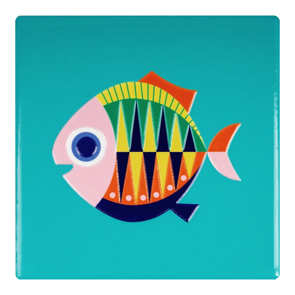 Kitsch Kitchen tegeltje Sealife small fish