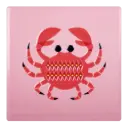 Kitsch Kitchen tile Sealife crab