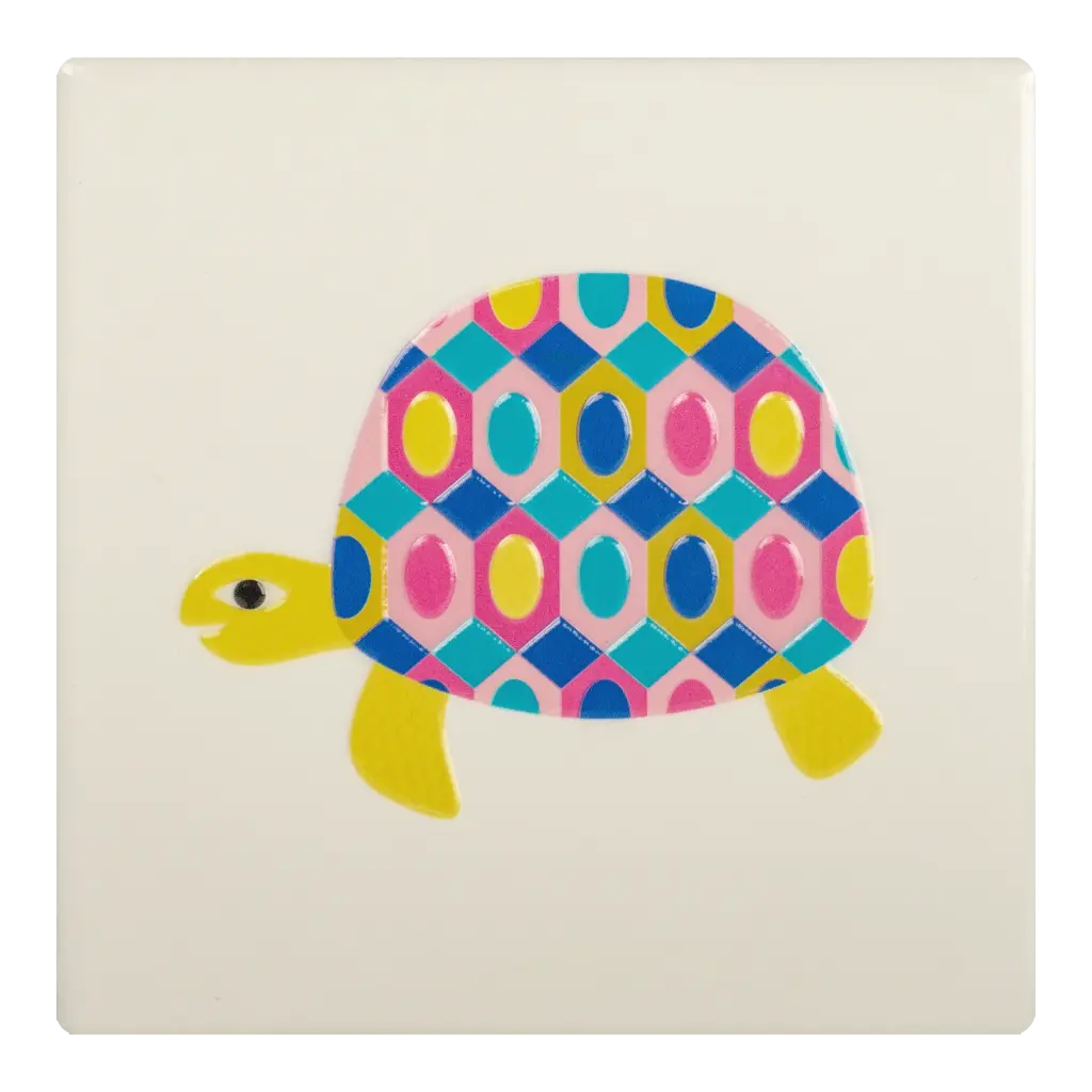 Kitsch Kitchen tile Sealife turtle