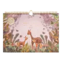 Pimpelmees Magical Forest familie planner 2027 deer warm red