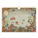Pimpelmees Magical Forest family planner 2027 badger grassy green