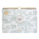 Pimpelmees mono familie planner 2027 Savannah Stories Vintage Green