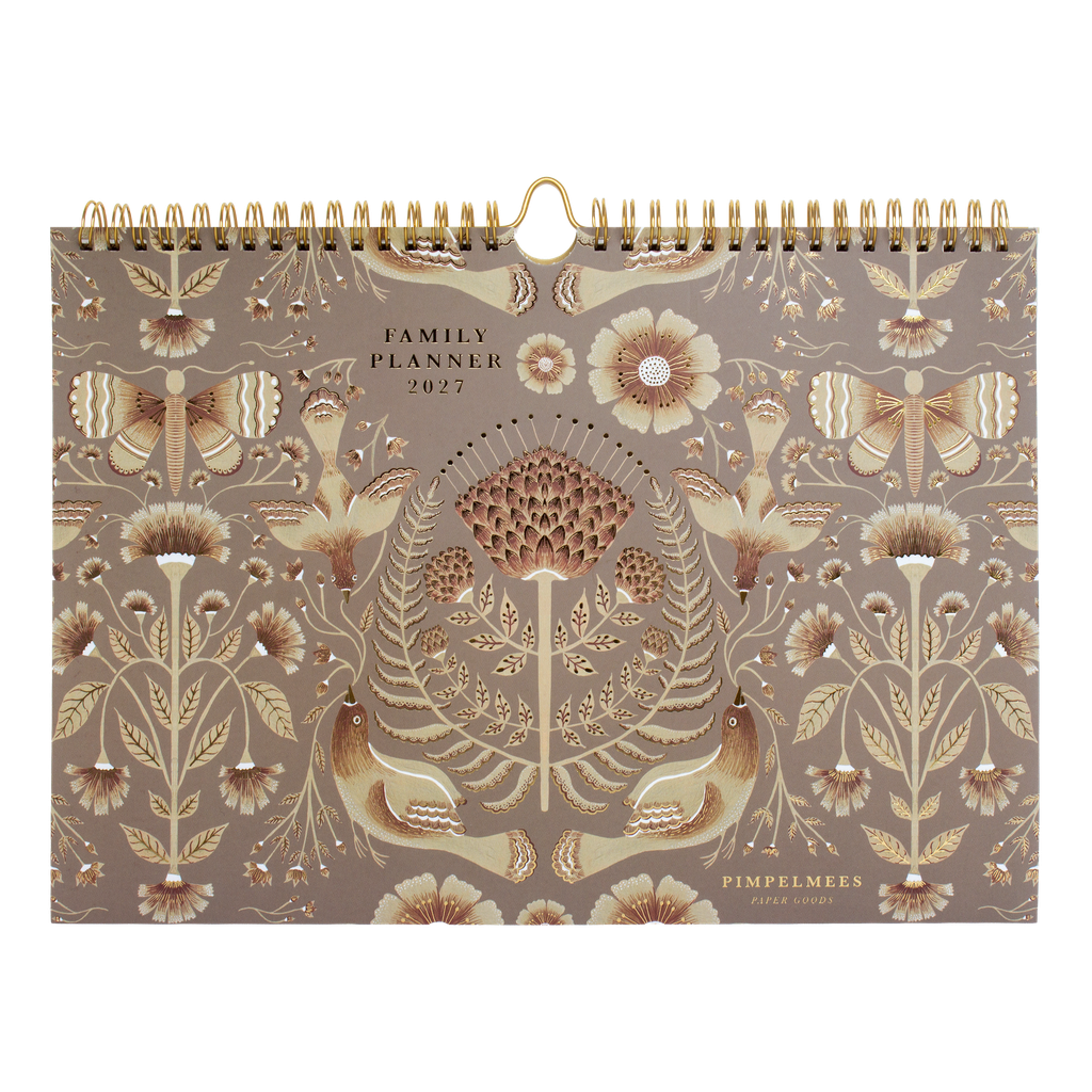 Pimpelmees Marigold familie planner 2027 Clay