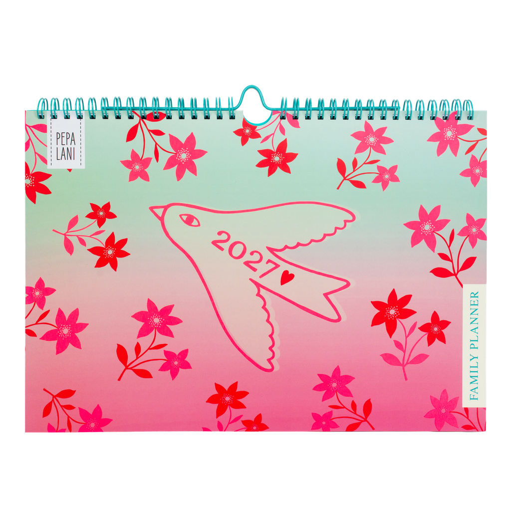 Pepa Lani Flower family planner 2027 flowerbird