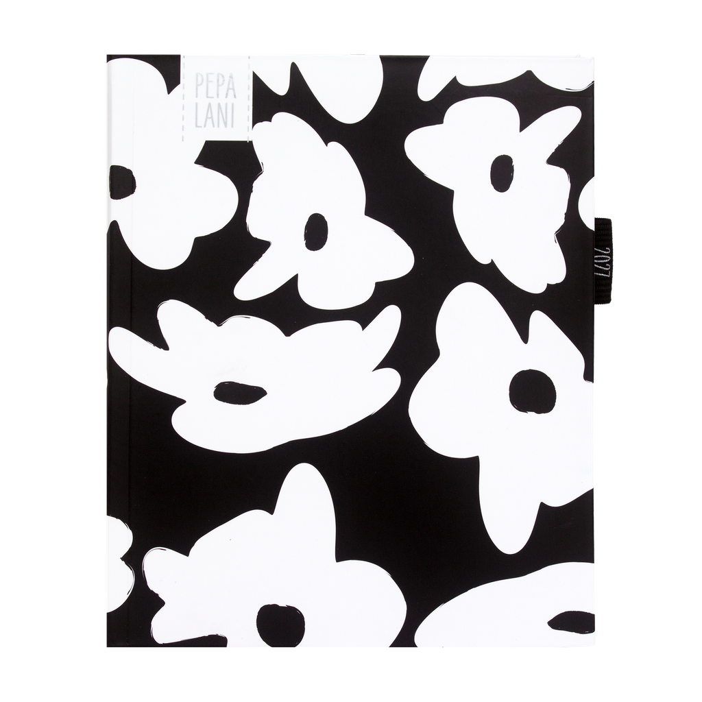 Pepa Lani Black & White agenda 2027 Flowerbomb