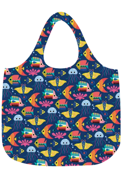Kitsch Kitchen - Sealife foldable bag