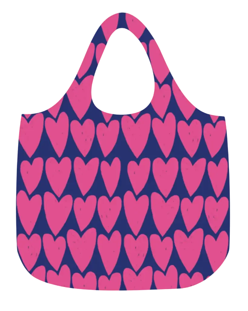 Pepa Lani - Hearts foldable bag