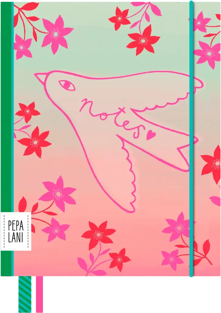 Pepa Lani Flower notebook bird
