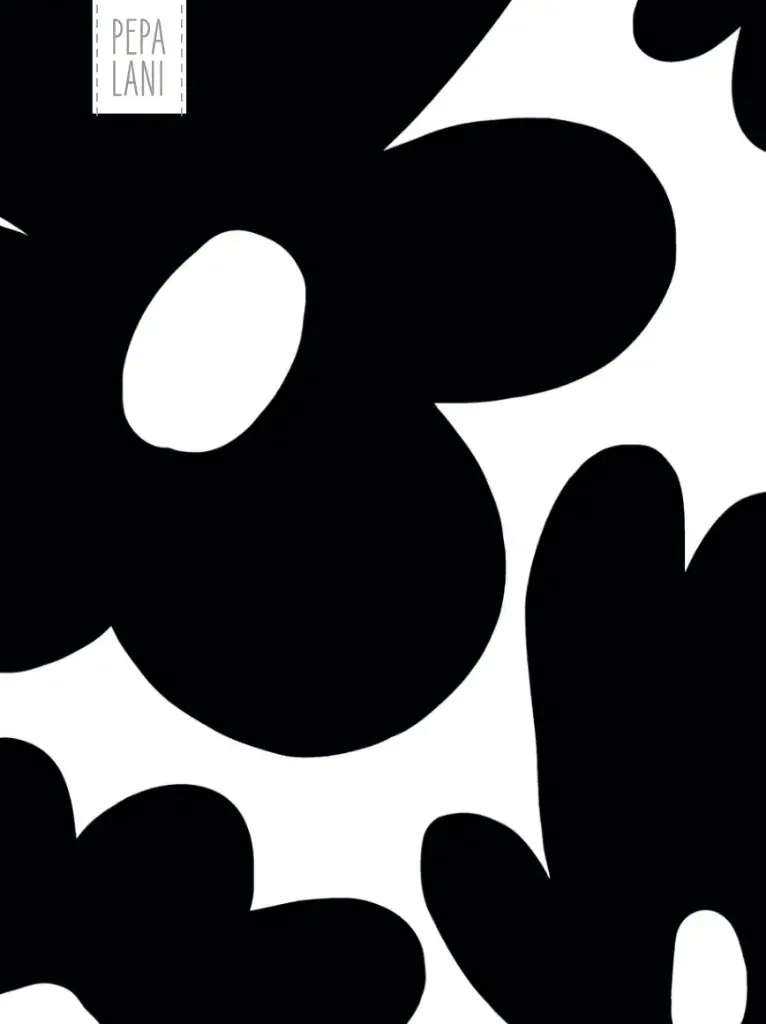 Pepa Lani Black&White notebook flowerbomb