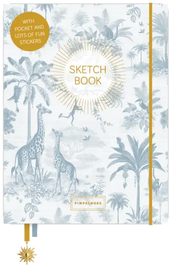 Pimpelmees mono Sketchbook Savannah Stories Breezy Blue