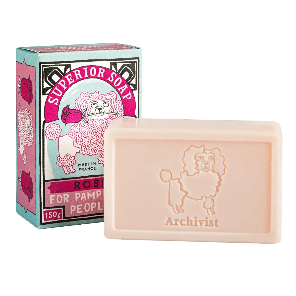 Rose Poodle Soap