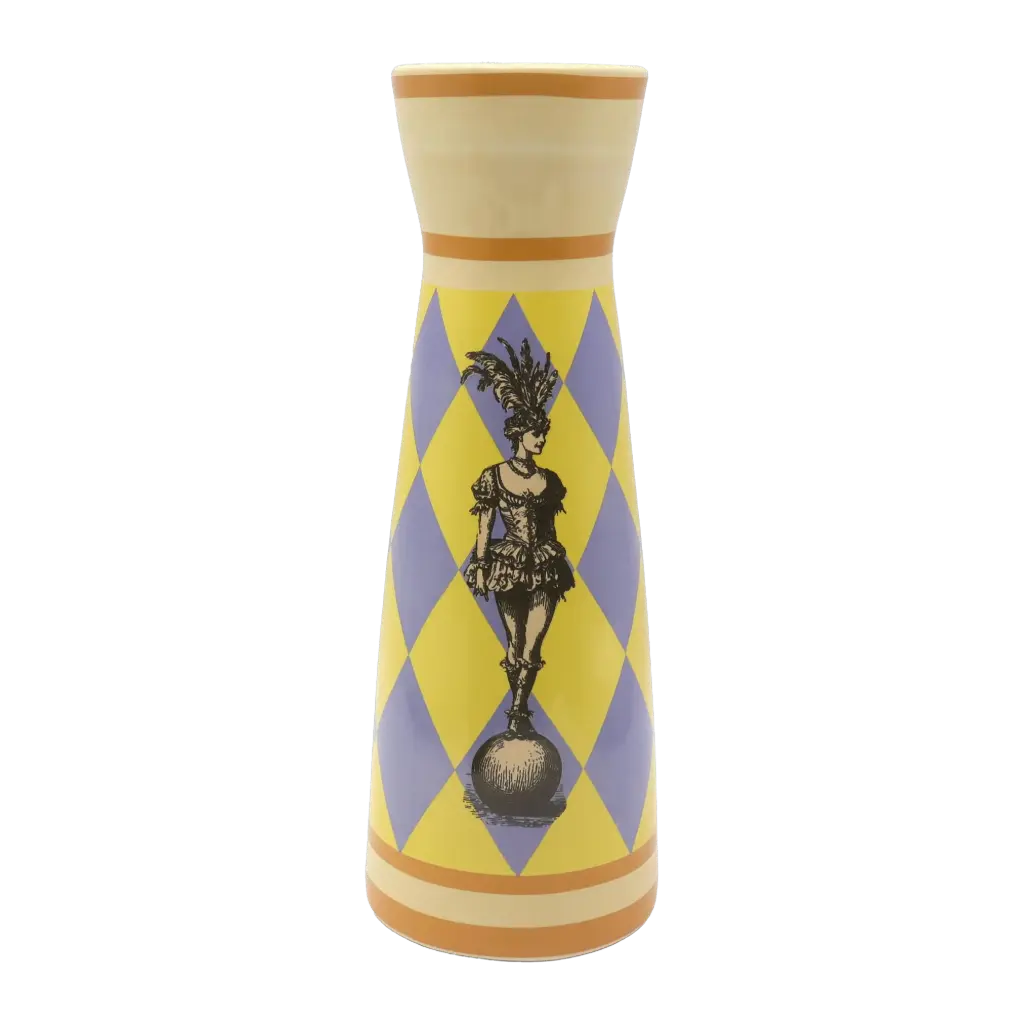 Kitsch Kitchen Kitsch Royale vase Fifi blue/yellow 
