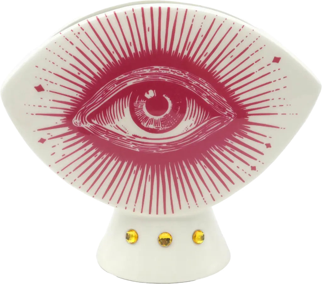 Kitsch Kitchen Kitsch Royale vaas Eye rood 
