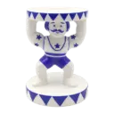 Kitsch Kitchen Kitsch Royale kandelaar mr. Gaston 12x9cm 