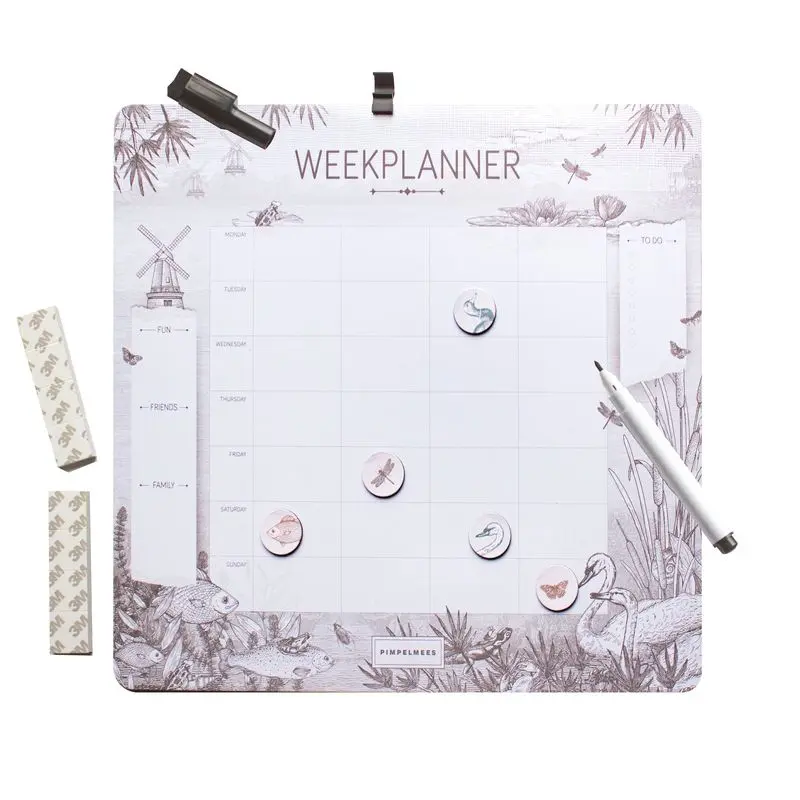 Pimpelmees mono whiteboard / magnet board