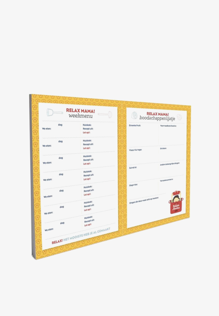 Relax Mama mealplanner