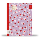 Pepa lani bullet journal PRO Flower Small hearts lila/white 