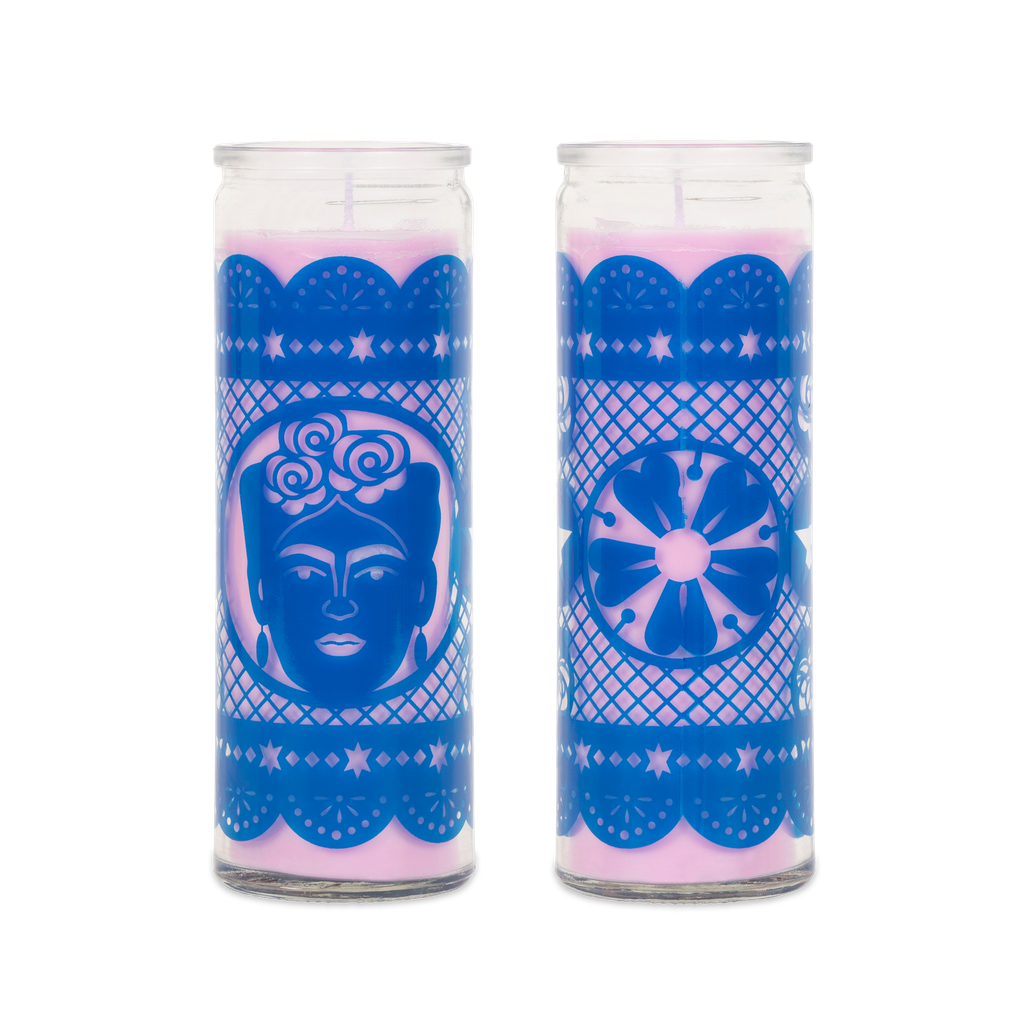 Kitsch Kitchen candle in glass Papel Picardo Frida