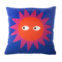 Kitsch Kitchen cushion Loteria sun blue