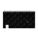 Pepa lani deskplanner Black & White dinos small black 