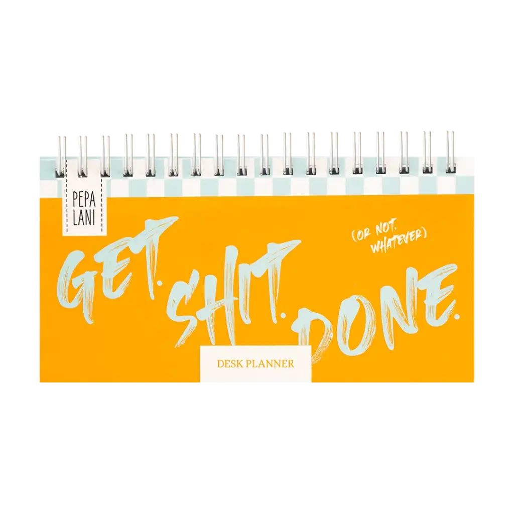 Pepa lani deskplanner Flower get shit done 