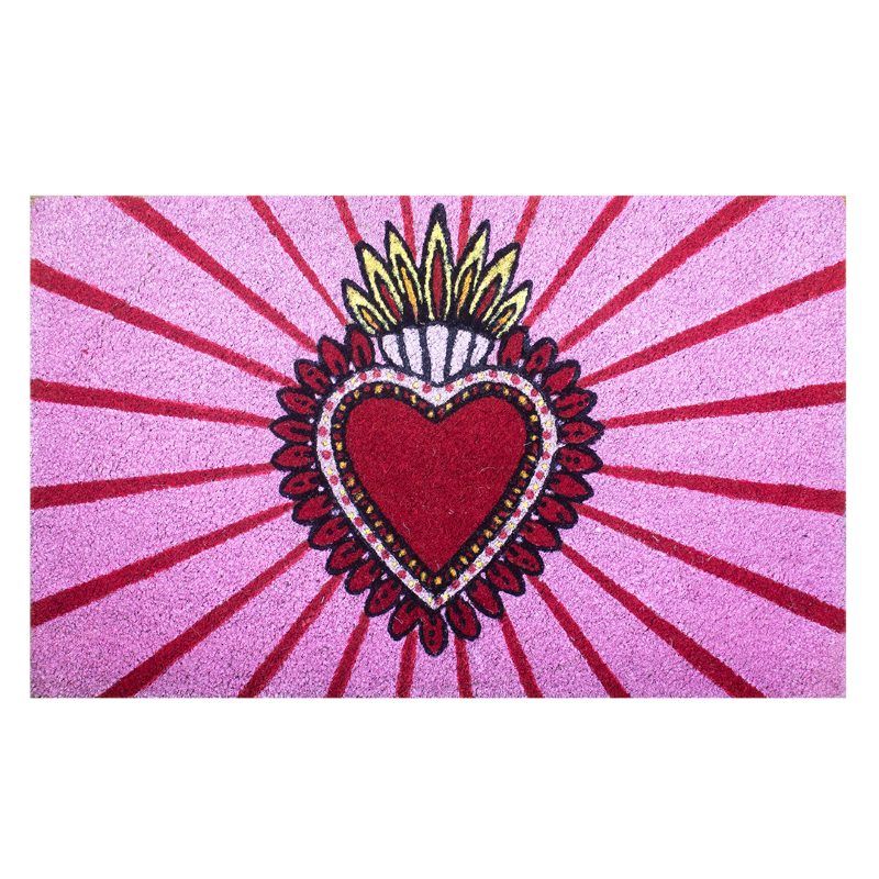 Kitsch Kitchen doormat Milagro roze