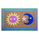 Kitsch Kitchen doormat Loteria sun moon naturel