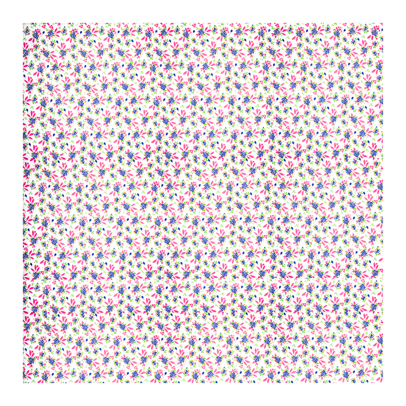 Kitsch Kitchen tablecloth Mercado de Flores blue 150 x 150 cm
