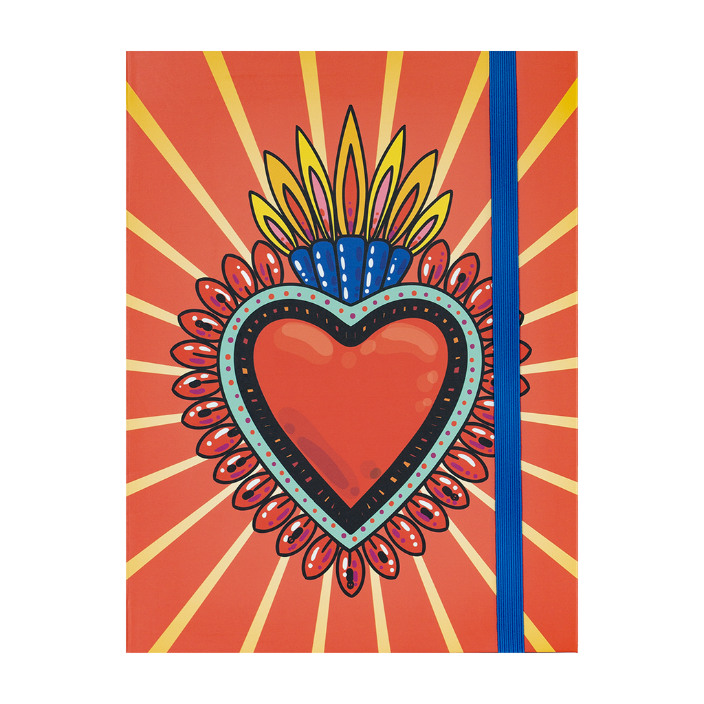 Kitsch Kitchen notebook heart FSC
